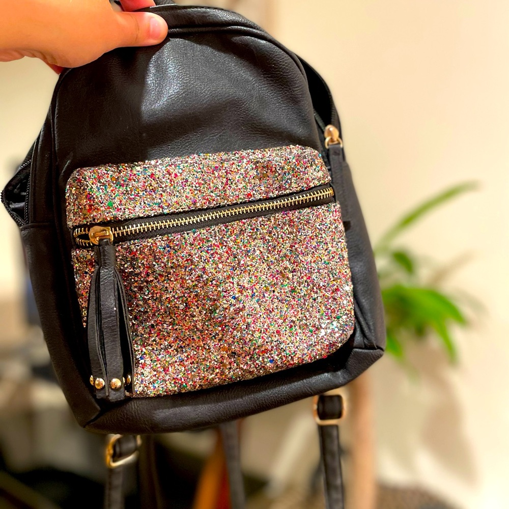 Faux Leather Mini backpack